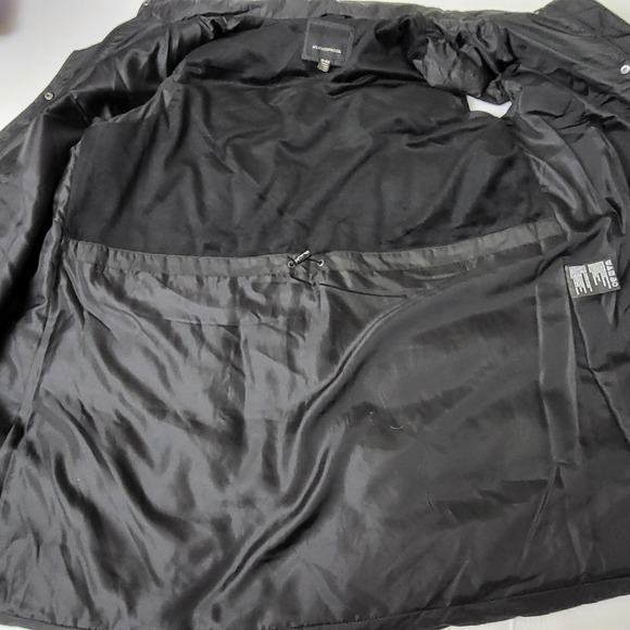 WEATHERPROOF Quilted Puffer Vest Long Black Longline Sleeveless Jacket XL - Picture 7 of 12